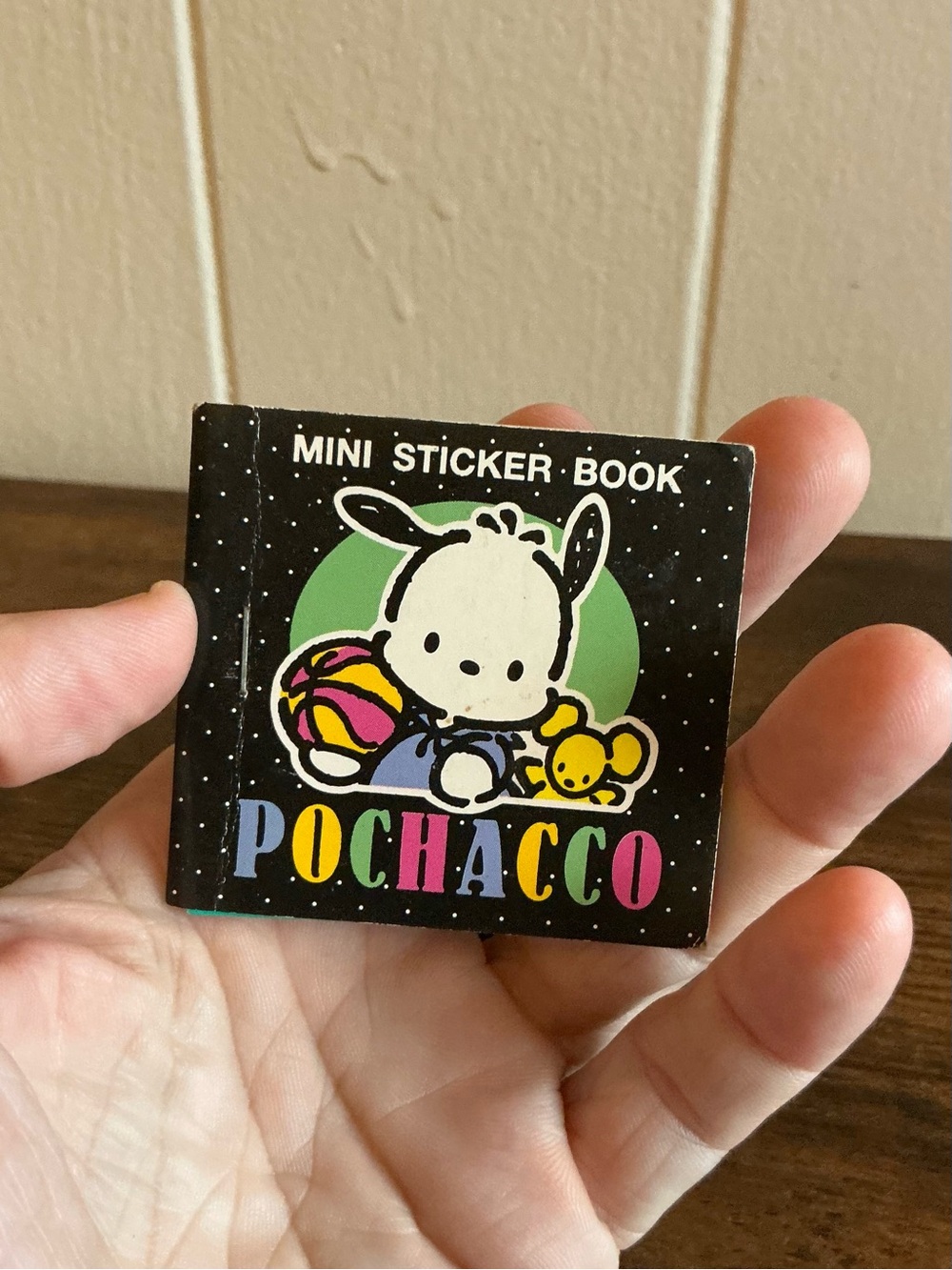 A Rare Vintage 1995 Sanrio Pochacco Small Mini Rare Sticker Book Complete!